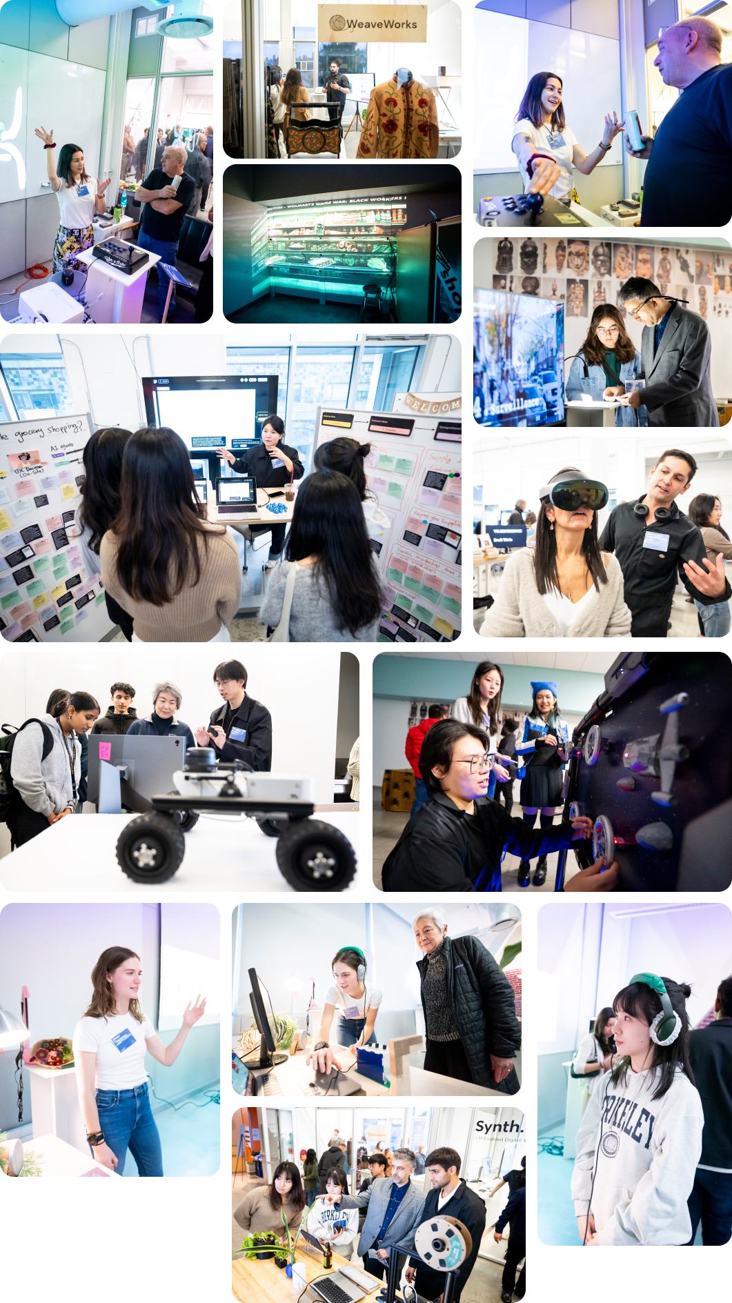 Flux exhibition photo collage